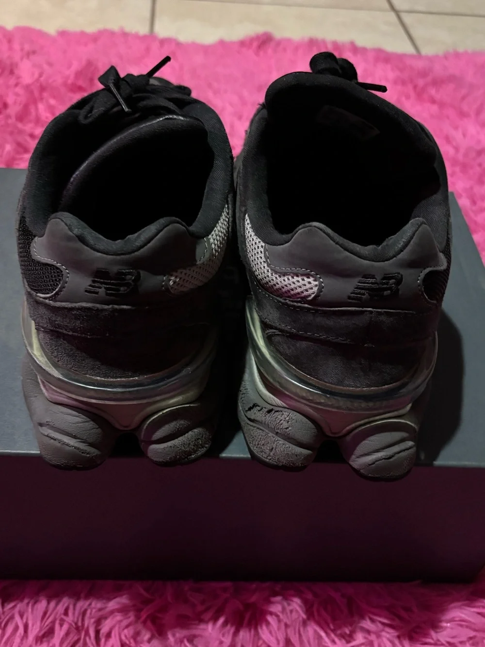 New Balance 9060 ‘Black Castlerock’ /Men’s 7 1/2 /Women’s 9